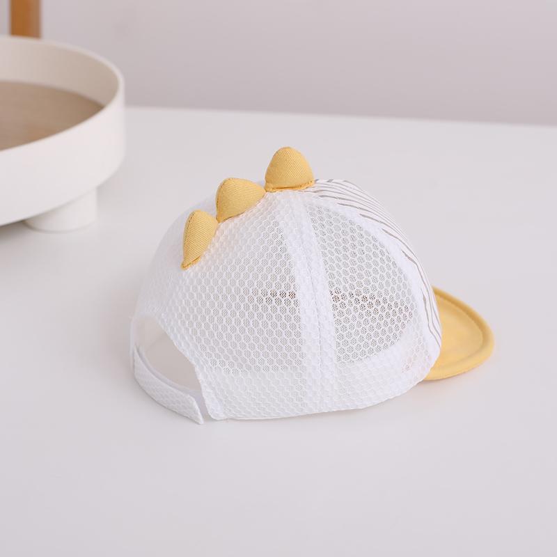 Cappellino da Baseball per Bambino Dinosauro Cartone Animato Estate Rete Traspirante Bordo Morbido Cappello da Sole per Neonato Ragazzo Cappellini con Visiera a Strisce Carini Cappellino