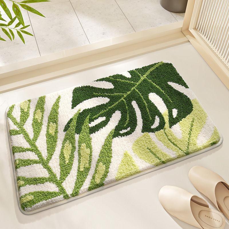New Imitation Cashmere Floor Mat Bathroom Thickened Absorbent Non-slip Carpet