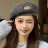 Fashion Autumn Woman Beret Hat Ladies Outdoor Windproof Hats for Women Winter Casual Sun Protection Cap