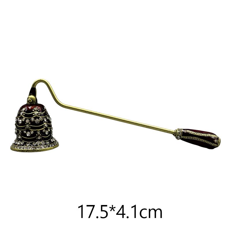 European Retro Candle Snuff Tool Aromatherapy Candle Extinguisher Hand Tool Flowers Shape Wick Extinguish Cover Carfts