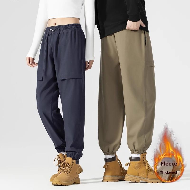 Cozy Up Plus Velvet Waterproof Pants, Overalls, Feet, Casual Warm Assault Pants