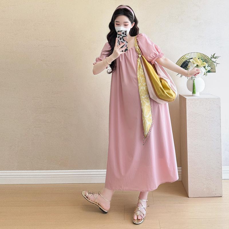 2026 Summer Stylish Loose Plus Size Maternity Dress