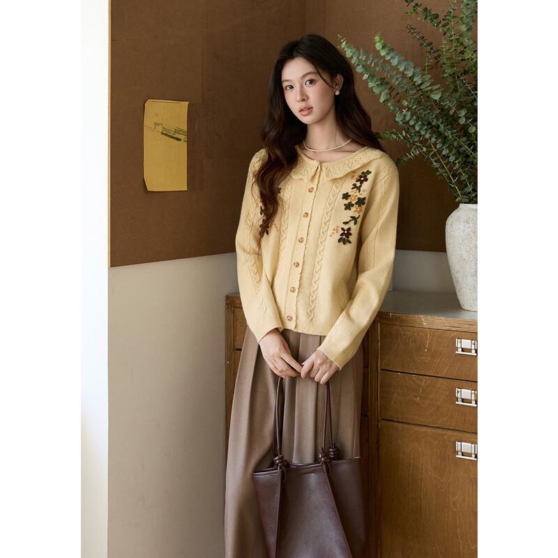 Mishow French Retro Knitted Cardigan Sweater
