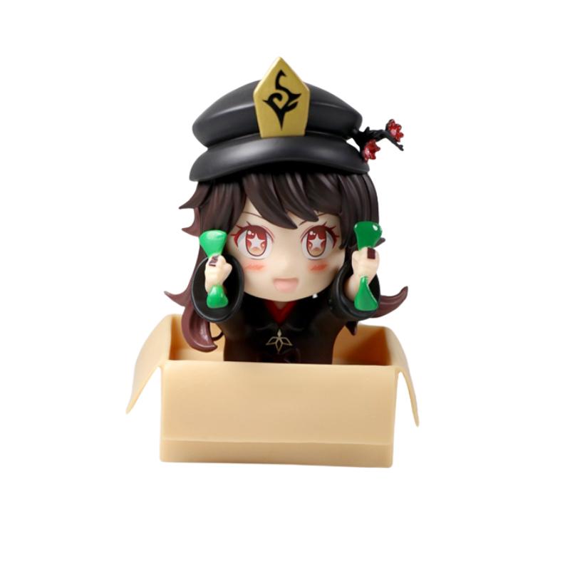 Impact Genshin Klee Hutao Pvc Figure Model Display Toy Collection Home Car Decor