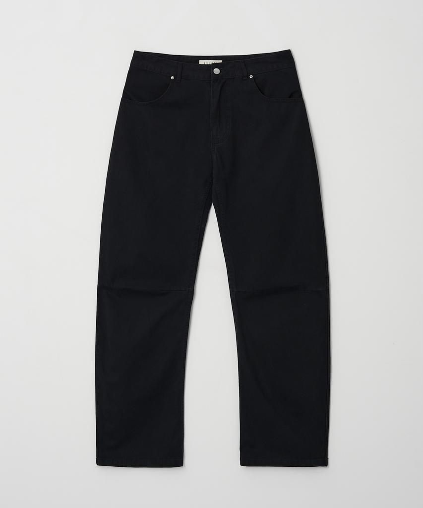 BILLIANT Long Length Curved Pants Black