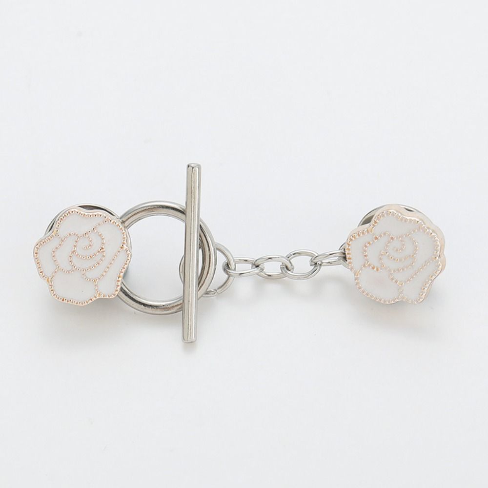 Bear Close Neckline Decorative Brooch Flower Camellia Anti-light Brooch Clothing Accessories