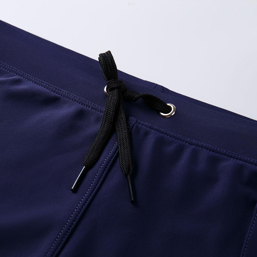 Swimwear JOCKMAIL Solid Color Men's Low-Rise Swim Shorts Flat Angle Drawstring Non-Slip with Convenient Zippered Pouch Trunsk