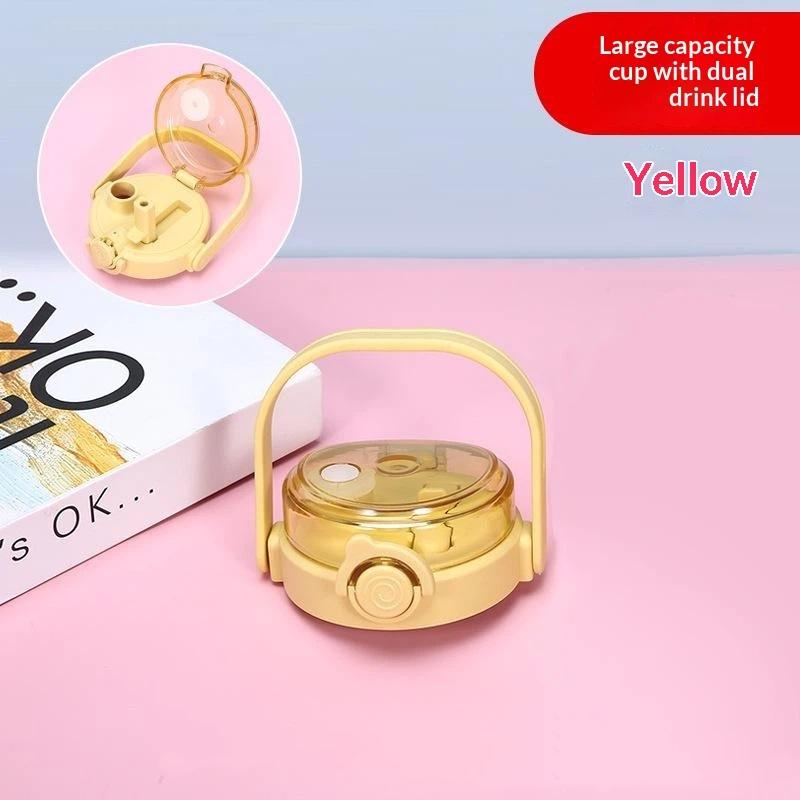 1Pcs BPA Free Tumbler Bottle Lid Leak Proof Replacement Thermos Cup Cap Safe Accessory for Family Outdoor Picnic Use