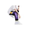 Li Ning Color Block Printed Sports Jogger Pants Men Bottoms Iron-Blue Purple AKLP847-2