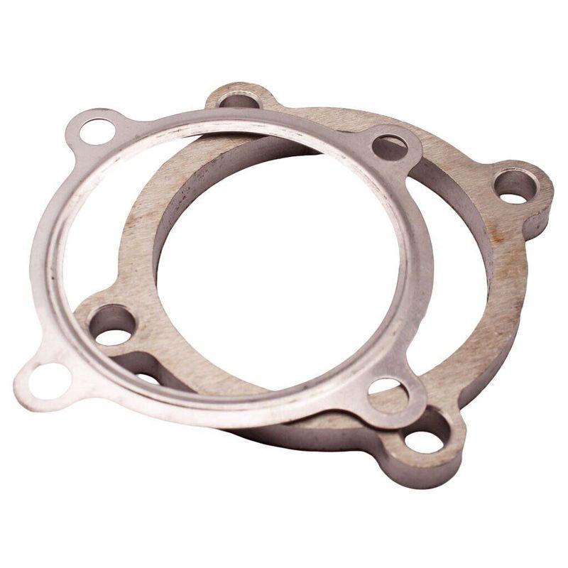 High Quality Stainless Steel 3'' 4 Bolt Turbo Exhaust Downpipe Flange with Gasket for T3 GT3582R GT30 GT35