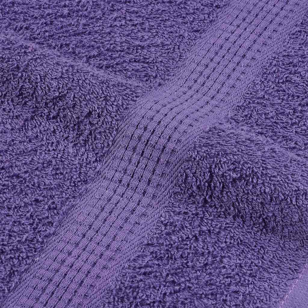 Vidaxl Ręczniki Mydlane 4 Szt. Fioletowe 30X30 Cm 360 Gsm 100% Bawełna