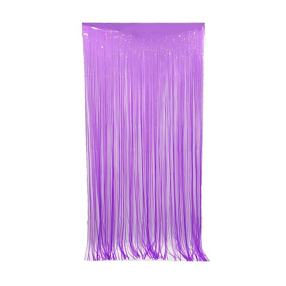 Wielobarwna Zasłona Frędzlowa Kolor Neonowy Dekoracja Imprezowa Fluorescencyjne Streamery Makaronowe Zasłona Fluorescencyjna Impreza Świecąca w UV