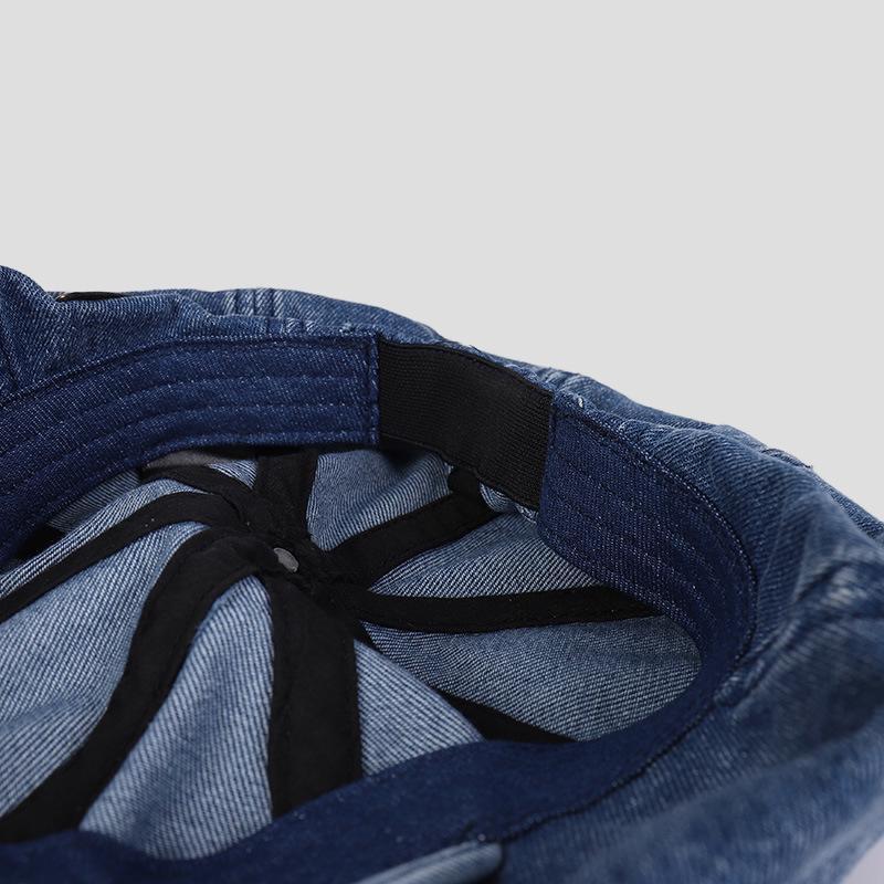 Dámská čepice Baret Denim Newsboy Flat Oversized Baggy
