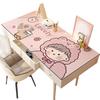 Table Mat Anti Slip High Value  A Touch of Clean Cartoon Cute Girl Hearted Children's Study Table Mat
