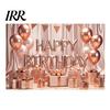 Double-sided Printed Banner Happy Birthday Backdrop, Party Photo Background Cloth for Celebration, Decorative Bunting Flag Decor Kids Women, Supplies