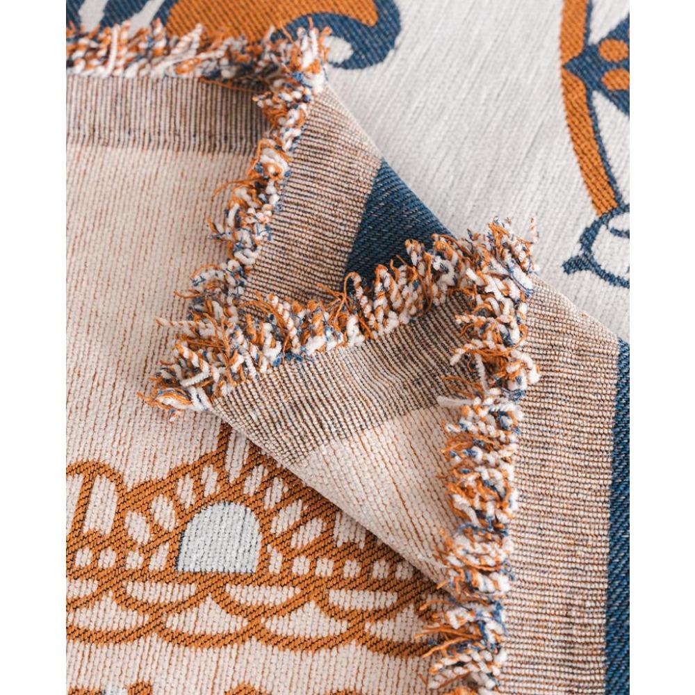 Toalha de sofá de tecido chenille vintage exótico estilo americano capas de sofá laváveis à máquina capa à prova de poeira para decoração de sala de estar