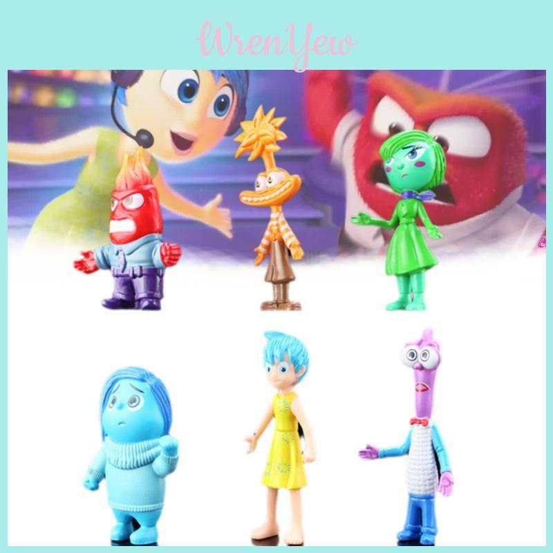 Cute Cartoon Brainy Team Action Figures Toy Model Car Decor Ornament Pvc Diy Display