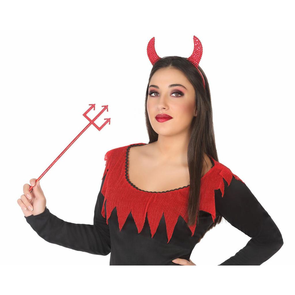Costume Accessories Red Demon Polyester Halloween