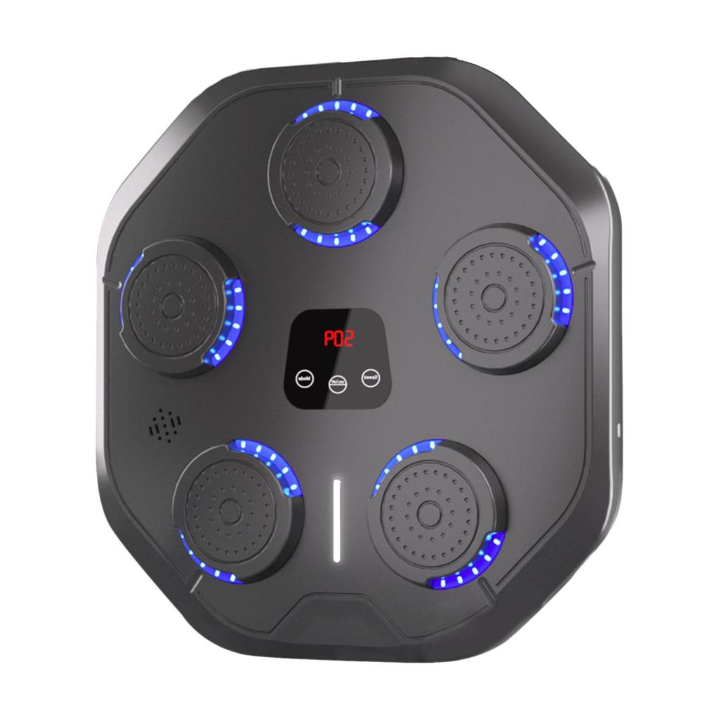 Music Boxing Machine Equipment Reaction Target Electronic Smart Boxing Wall Target for Household Kickboxing Practice Home Gym