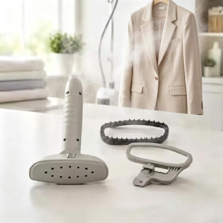 ABS Garment Steamer Maintenance Head Set with Replacement Steam Head, Clip, Fastening Piece and Screws, Routine Clothing Care Accessory for Dress and