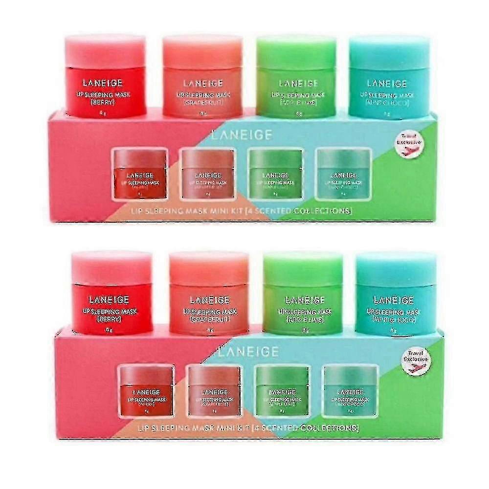 Lippenbalsam-Maske, 8 Stück Laneige Lip Sleeping Mask Feuchtigkeitspflege Reparatur - Yx