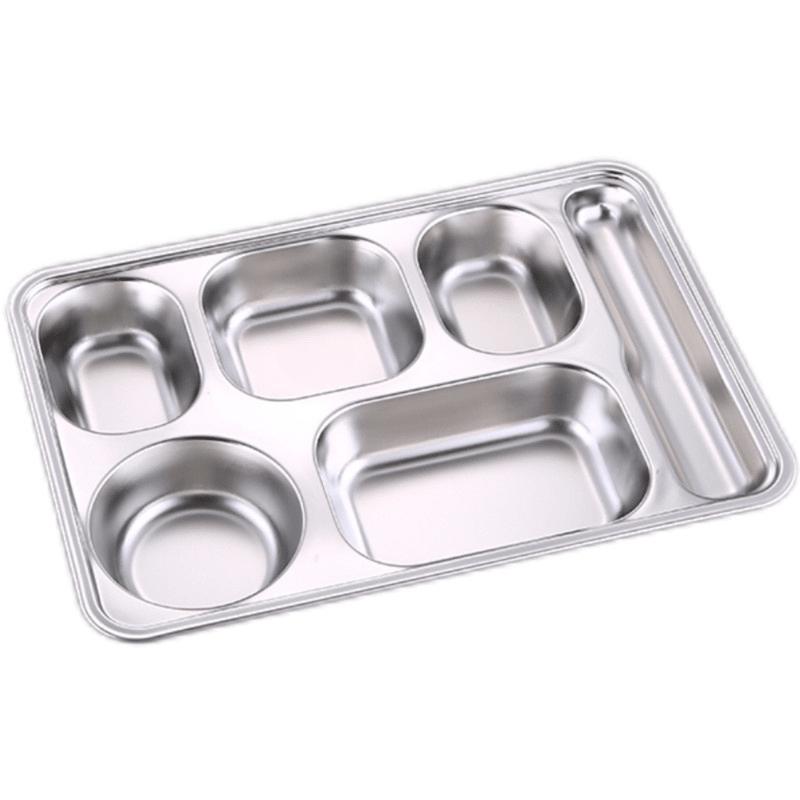 316 Stainless Steel Divided Meal Tray