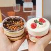 50Pcs Clear Plastic Dessert Cups Bowl Containers Dessert Cups with Lid  Kitchen Bar Supplies