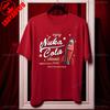 Nuka Cola Fallout Unisex Softstyle Cotton T-Shirt Funny Tshits Vintage Red T Shirt 2044 Tee Tops Fan Gift Ropa Hombre Harajuku