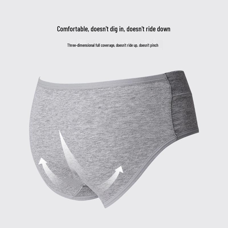 Women's Breathable Seamless Cotton Mid-Waist Panties with Antibacterial Pure Cotton Crotch