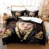 Personality Hip Hop Style Agust D Graphic New Bedding Set Soft Cozy Bed Cover Household Sleeping Bedding Ornament Gift