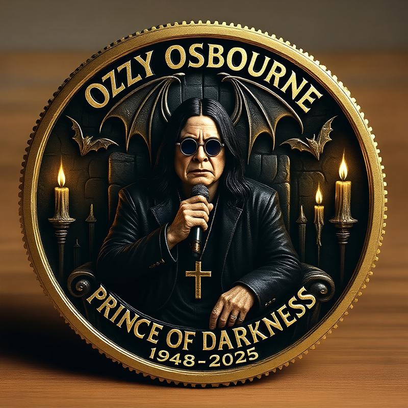 

2025 Для фігурки Оззі Осборна Дякую, Оззі Останнє шоу Повернення до початку Прощальне шоу 2025 Фігурка Настільні прикраси