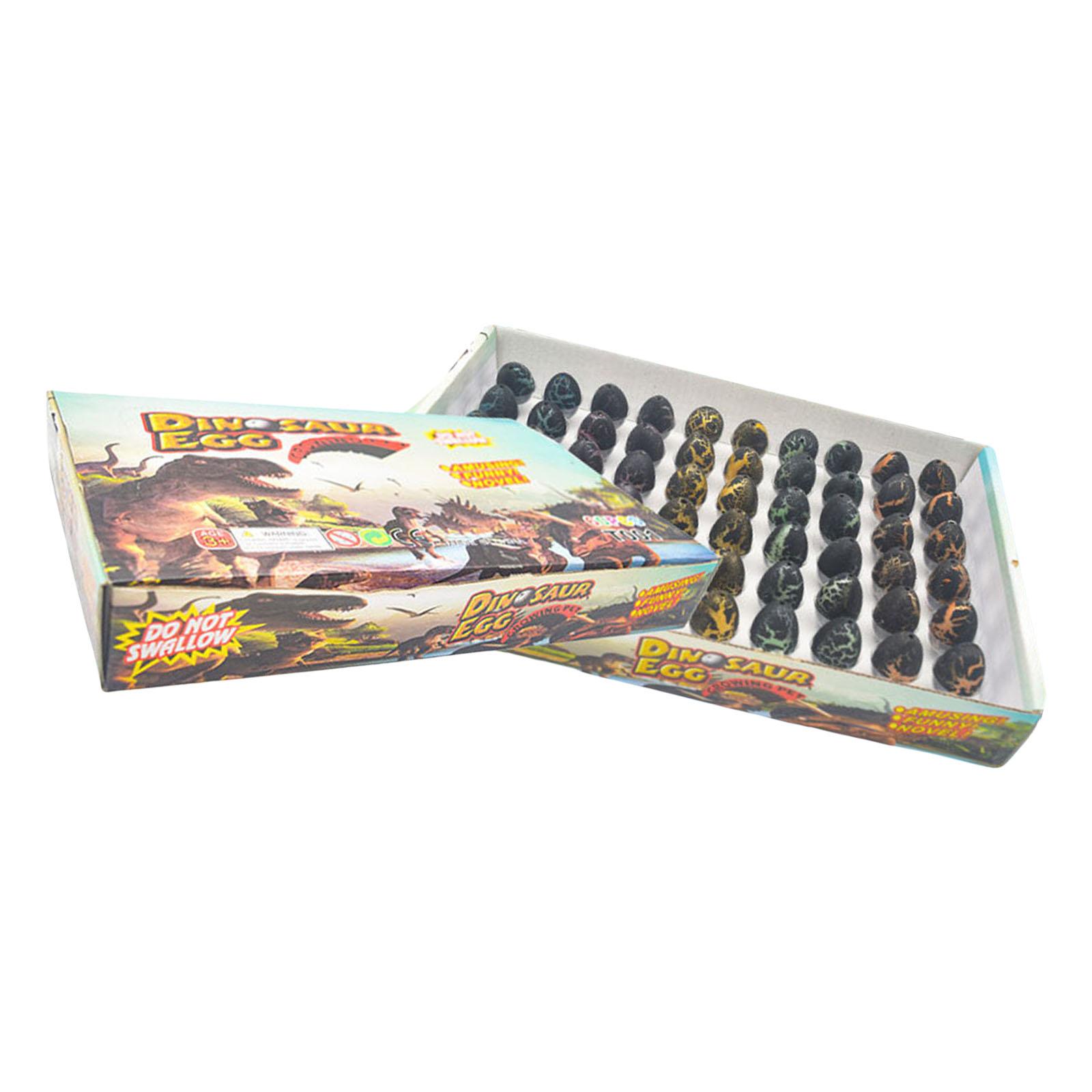 

60pcs Magical Water Hatching Inflation Growing Dinosaur Eggs Toy for Children Educational Novelty Gag Toy 5