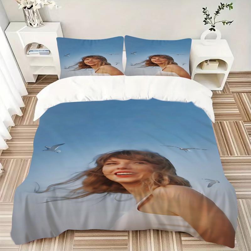 3 Stück Taylor Swift's Album Cover Artwork Bettwäsche-Sets Für Alle Größen Neu 3D-Druck Bettbezug Bettdecke Bettbezug Kissenbezug Schlafzimmerdekoration