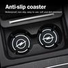 Car Coasters Silicone Anti-Slip Water Cup Mat Drink Pad For Opel Astra j g Insignia Corsa d Vectra c Zafira a Auto Gadgets