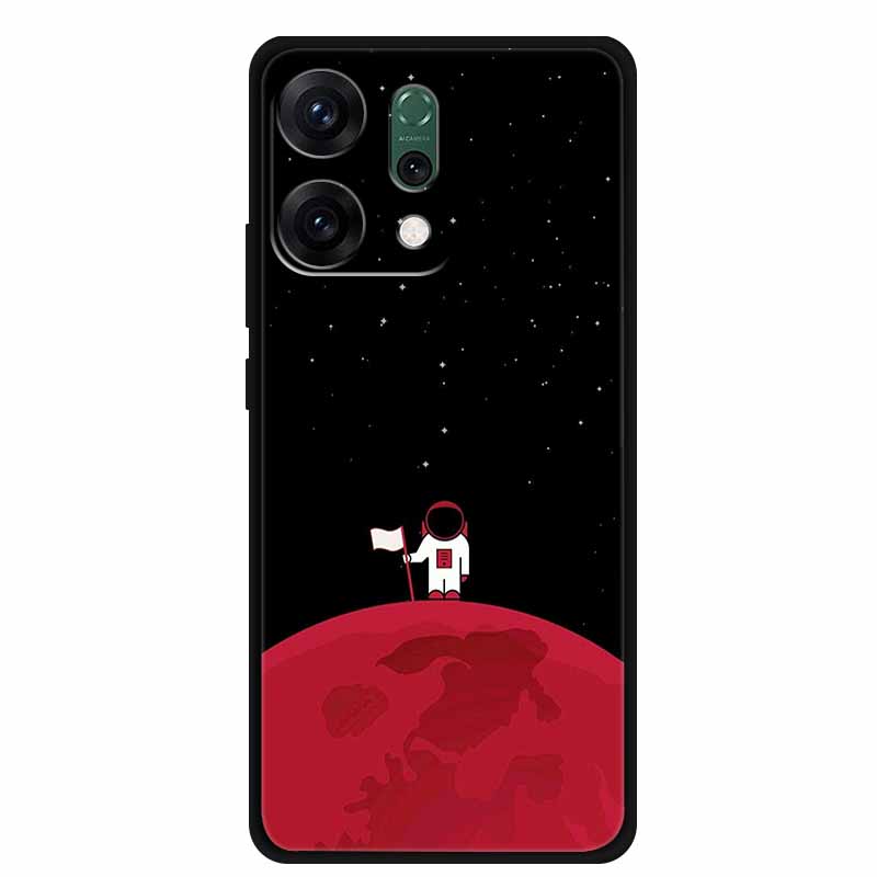 Für Oppo Reno 14 Pro Hülle Cartoon Muster Weiches Silikon TPU Hüllen Für Oppo Reno14 Pro Handyhüllen Neues Reno 14Pro CPH2739 Fundas
