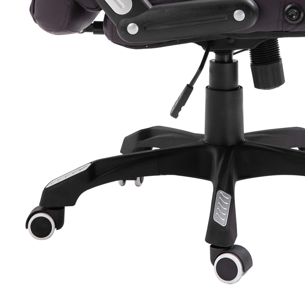 Office Chair Brown Faux Leather