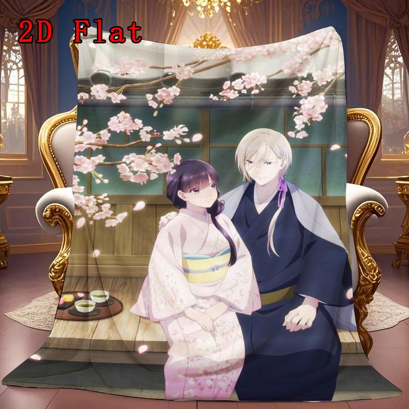 My Happy Marriage 2D Flat Pattern Flannel Blanket High quality All Seasons Warmth and Comfort Perfect for Christmas Gifts.DMT0925217