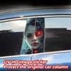 Cyberpunk Mädchen Autoaufkleber Lustig Auto B-Säule Wasserdichte Dekoration DIY Abdeckung Autotüren Säule Sonnenschutz Aufkleber Zubehör