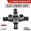 4PCS Bumper Parking PDC Aid Sensor Black For Ford Explorer Focus 8A53-15K859-ABW