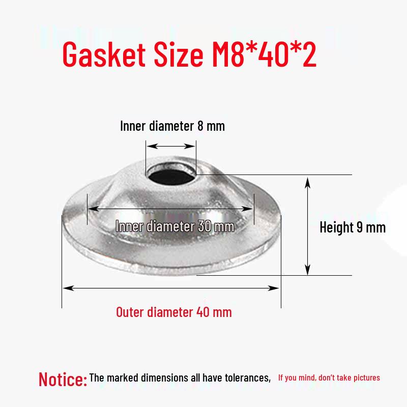 Stainless Steel Bowl-Shaped Adjustable Foot Washer for Pot Lids