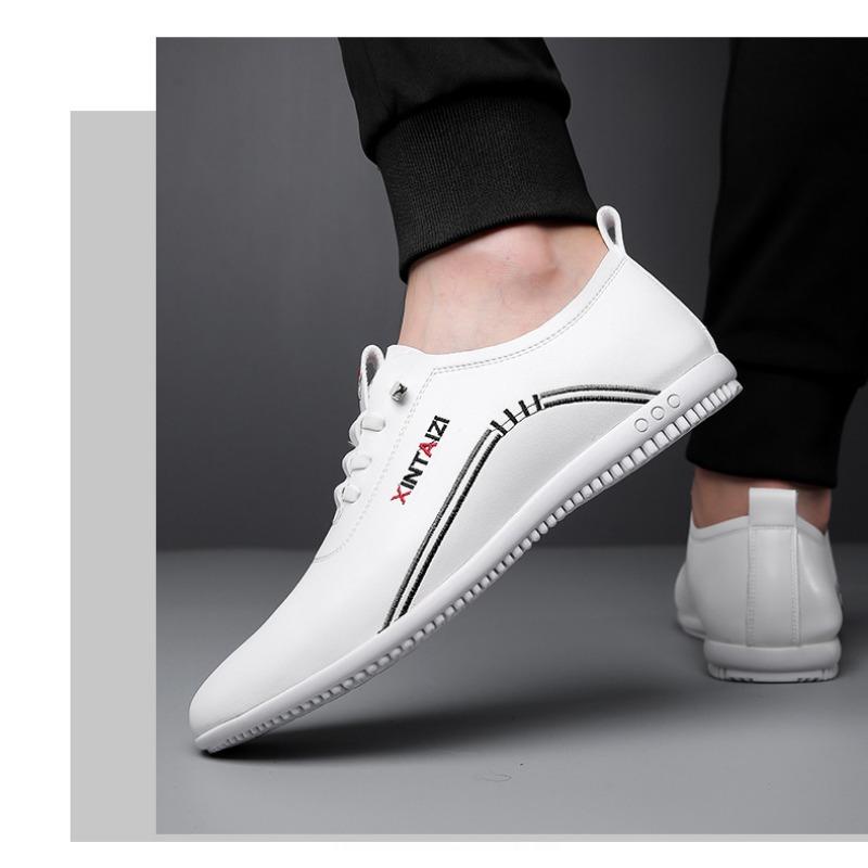 Herren Freizeitschuhe, Herren Sportschuhe, Lederschuhe mit weicher Sohle, Bequeme Herrenschuhe