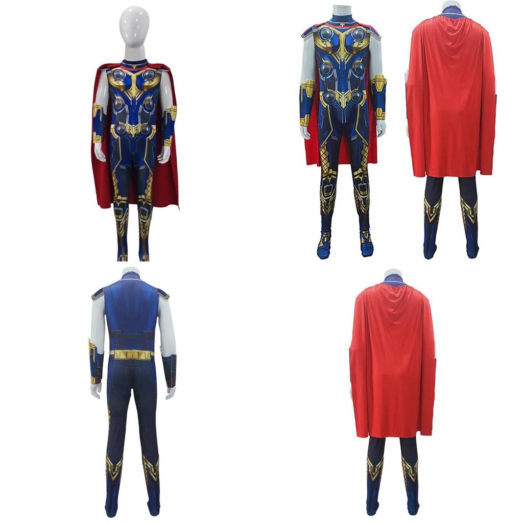 Thor Odinson Cosplay Costume For Movie Fans Made Of Polyester And Spandex With Exquisite Workmanship