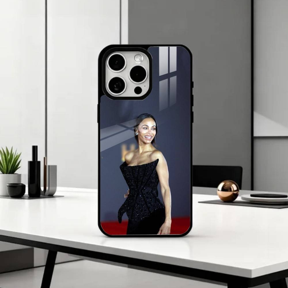 Viral P-Popular Z-Zoe S-Saldana Phone Case For iPhone17,16,15,14,13,12,11 Plus,Pro Max Magnetic For Magsafe Wireless Charging