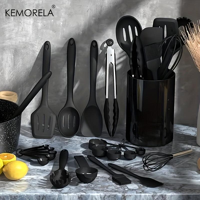 12PCS Silicone Cooking Utensil Set - Heat Resistant Non-Stick Safe, Spatula Tongs Whisk Set, Dishwasher Safe Mother‘s Day Gift