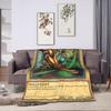 Anime Yu Gi Oh Card Blanket Quality Warm Soft Throw Blanket Autumn Camping Couch Bed Comfortable Bedspread
