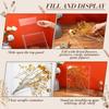 Shadow Box Frame Acrylic Photo Picture Frame DIY Tabletop Display Case All Clear Memory Box for Dried Flowers Birthday Wedding
