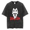 Dandadan Shirt Vintage Washed Unisex Oversized Anime Streetwear Soft Cotton Short Sleeve Tee Gift Clothing Tops 2026 Hot Sale