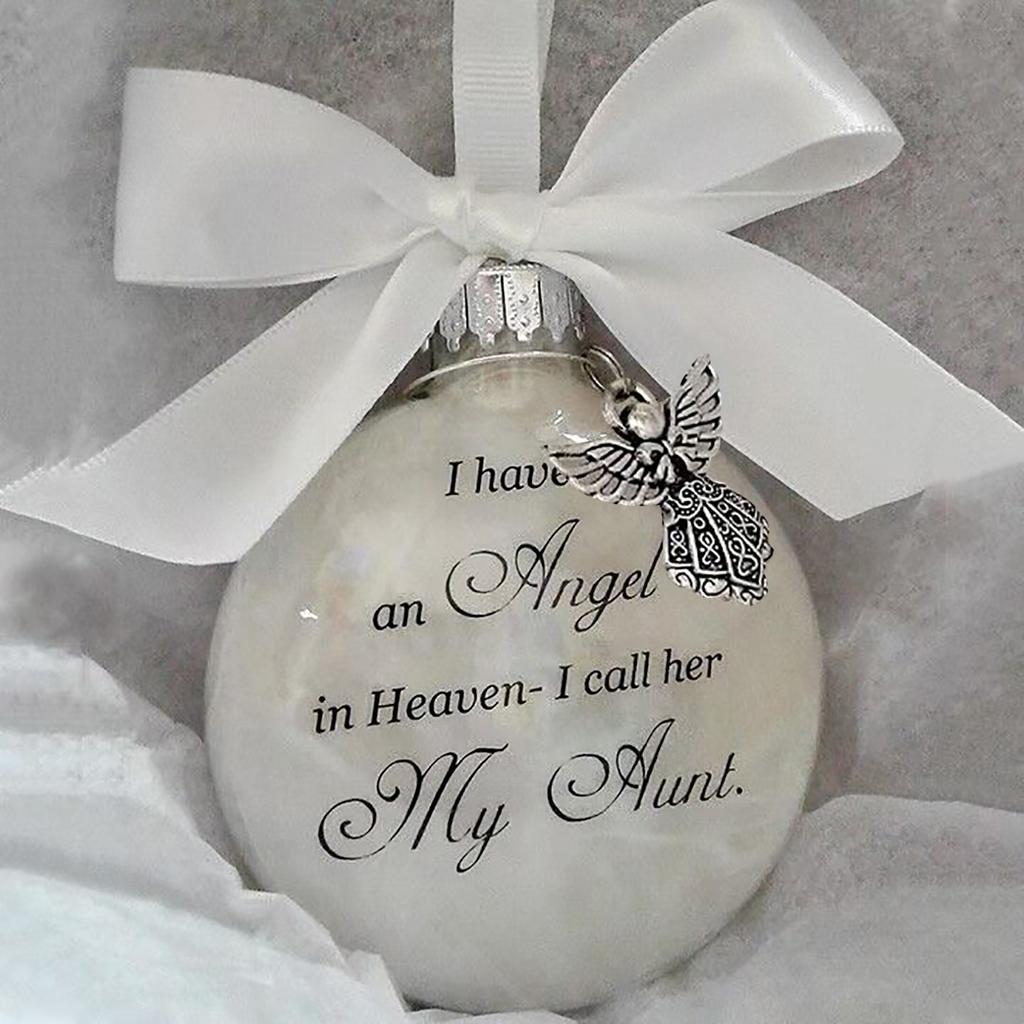 Feather Ball Angel In Heaven Ornament Christmas Commemorate Decoration CDN