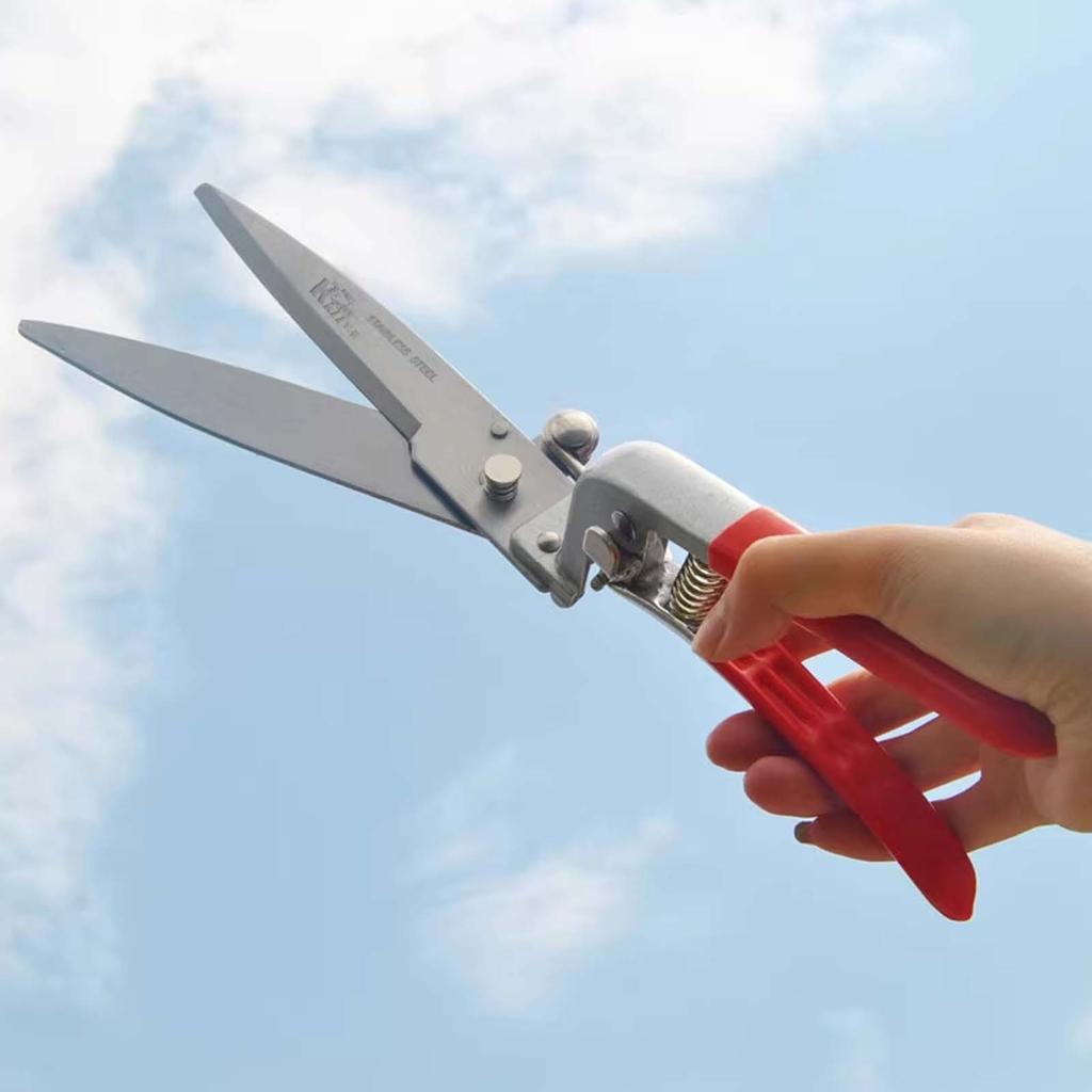 Professional Stainless Steel Gardening Scissors, Household Lawn Flowers Leaves Trimming Shears
