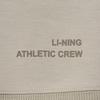 Li Ning Fitness Series Round Neck Logo Letter Stitched Sports Sweatshirt Men sweatshirt AWDW389-6